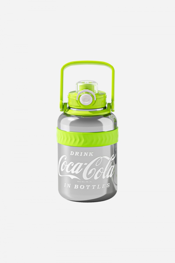 可口可樂 快樂圓圓桶 1250ml 螢光綠