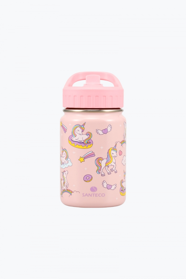 SOLUND 童趣兒童保溫瓶 350ml 粉紅獨角獸